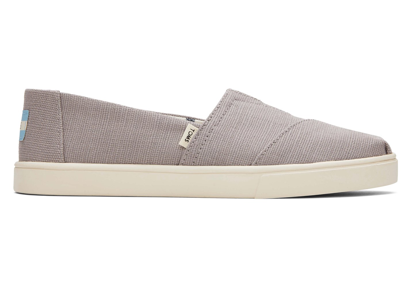 Toms Alpargata Cupsole Slip On Espadrille Grey - Womens - 64805-MZRA